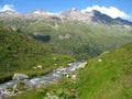 Grossvenediger - alpine landscape Royalty Free Stock Photo