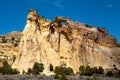 Interesting rock formation of Grosvenor Arch, Utah