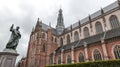 The Grote Kerk or St. Bavokerk in Haarlem, the Netherlands Royalty Free Stock Photo