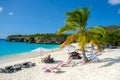 Groe Knip beach Curacao Island, Tropical beach at the Caribbean island of Curacao Caribbean