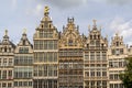 Grote Markt, Antwerp, Belgium, town square with city hall Royalty Free Stock Photo