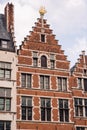 Grote Markt, Antwerp, city square with the town hall, carefully designed guilds of the 16th century, many restaurants and cafes. Royalty Free Stock Photo