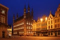 Grote markt , Leuven , Belgium Royalty Free Stock Photo