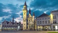 Grote Markt square of Aalst in the evening