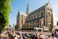 Grote Markt square in Haarlem Royalty Free Stock Photo