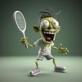 Grotesque Zombie Tennis A Playful 3d Animation In Bill Gekas Style