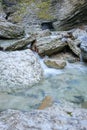 Grotta Azzurra and the Rui stream, Mel, Val Belluna, Italy