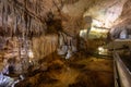 The Grotta del Fico are coastal caves located in the territory of the Sardinia, Italy. Stalactites and stalagmites