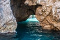 Grotta Verde, Green Grotto or Cave on Capri Island, Italy Royalty Free Stock Photo