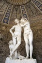 Grotto of Adam and Eve, Bobili Gardens, Florence, Ilaly Royalty Free Stock Photo