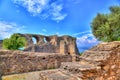 The Grotto Catullus in Sirmione at the Lake Garda Royalty Free Stock Photo