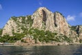 Grotto on the coast of Capri Island, Italy Royalty Free Stock Photo