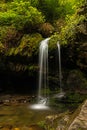 Grotto Falls near Gatlinburg in the Great Smoky Mountains national Park Royalty Free Stock Photo