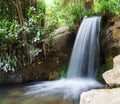 Grotto falls Smoky Mountains waterfalls nature landscape using slow shutter for silky smooth waterfall effect