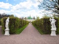 The Grotto pavilion in park of Kuskovo estate Royalty Free Stock Photo