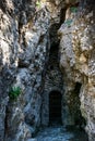 Grotto in the rock Royalty Free Stock Photo