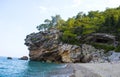 Grotto in Turkey. Landscape with a grotto at sea Royalty Free Stock Photo