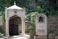 The grotto where the apostles fell asleep during the prayer of Jesus before his arrest in the Garden of Gethsemane Royalty Free Stock Photo