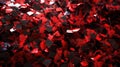 ground black and red confetti Royalty Free Stock Photo