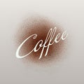 Ground coffee. Royalty Free Stock Photo