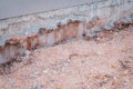 The ground compaction is not tight enough to cause the building to collapse causing damage. poor quality building construction.