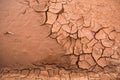 Ground crack texture background Royalty Free Stock Photo