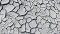 The ground cracks and breaks due to drought Royalty Free Stock Photo