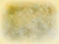 Ground dark grey dirty yellow paper or parchment, marbled framed vignette or wall, grunge noise stipple distressed design Royalty Free Stock Photo