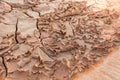 Ground in drought,soil texture and dry mud,land with dry cracked Royalty Free Stock Photo