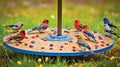 ground feeding bird feeder