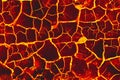 The ground is full of lava, Global warming, Lava ground background Royalty Free Stock Photo