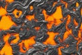 Destroy molten- nature pattern. Abstract lava textured