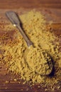 Ground mustard powder Royalty Free Stock Photo