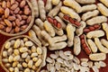 Ground nuts, pea nut, India Royalty Free Stock Photo