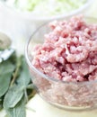 Ground Pork with ingredients