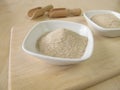 Ground psyllium seed husks Royalty Free Stock Photo