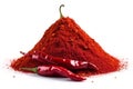 Ground Red Chili Pepper Paprika Transparent Isolated Spice Pile