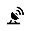 Ground Satellite Icon Design Premium Vector Template . Completely editable with isolated background