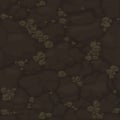 Ground seamless pattern, brown dirt soil texture for game ui.