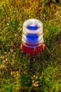 Ground side lamp, airport Royalty Free Stock Photo