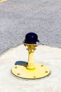 Ground side lamp taxiway Royalty Free Stock Photo