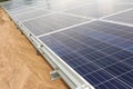 On Ground Solar PV Panels Royalty Free Stock Photo