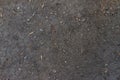 Ground Texture. Top View of a Dark Ground Surface. Royalty Free Stock Photo