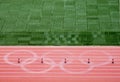 Ground track field in Beijing Paralympic Games