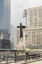 Ground Zero Cross, memorial made out of the World Trade Center I beams, New York City, USA Royalty Free Stock Photo