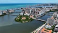 Ground Zero Square At Recife In Pernambuco Brazil. Royalty Free Stock Photo