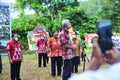 Groundbreaking for Phase One of Central Java Valley Marks PT Taman Wisata Central Java`s commitment to Promote Semarang Tourism Royalty Free Stock Photo