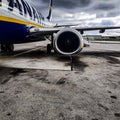 Grounded Boeing 737-800