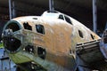 Wrecked Veteran Hudson Bomber Airplane Fuselage