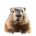 Groundhog Portrait: Sharp, Clever Humor In Spirited Orton Effect Style